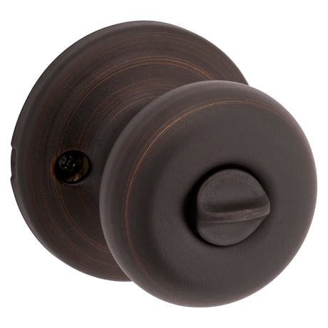 Kwikset Signature Series 740J11PSMTCP Entry Knob, Knob Handle, Venetian Bronze, Metal, KW1, K4 Keyway, 2 Grade