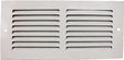 ProSource 1RA1004 Air Return Grille, 11-3/4 in L, 5-3/4 in W, Rectangular, Steel, White, Powder-Coated