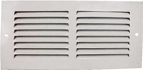 ProSource 1RA1004 Air Return Grille, 11-3/4 in L, 5-3/4 in W, Rectangular, Steel, White, Powder-Coated