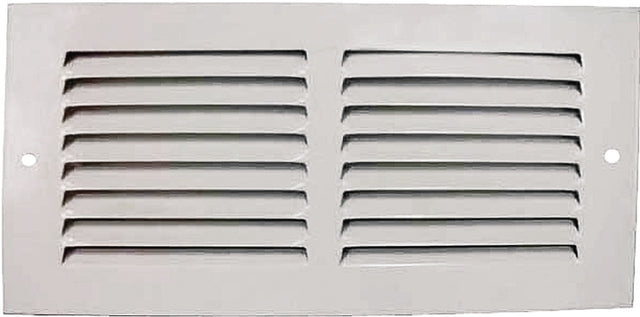 ProSource 1RA1004 Air Return Grille, 11-3/4 in L, 5-3/4 in W, Rectangular, Steel, White, Powder-Coated