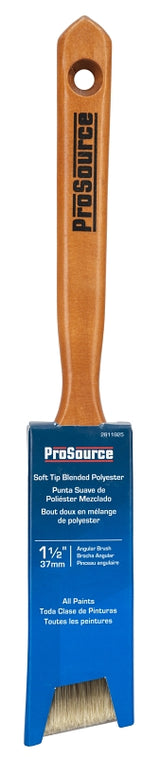 ProSource OR 2172 0150 Angular Sash Pain Wt Brush, 1-1/2in W, Polyester Blend