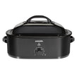 Proctor Silex 32211 Electric Roaster Oven, 18 qt Capacity, 1450 W, Knob Control, Aluminum, Black