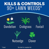 BioAdvanced 820193E Ready-To-Use Lawn Weed and Crabgrass Killer, Liquid, Red Brown, 1.3 gal, Pack of 4