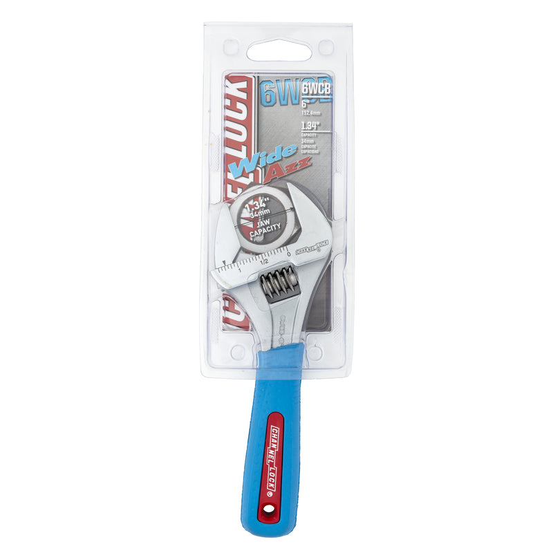 Channellock Wideazz Metric and SAE Adjustable Wrench 6 in. L 1 pc