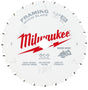 Milwaukee 48-41-0723 Circular Saw Blade, 7-1/4 in Dia, 5/8 in Arbor, 24-Teeth, Cobalt/Tungsten Carbide Cutting Edge, Pack of 10