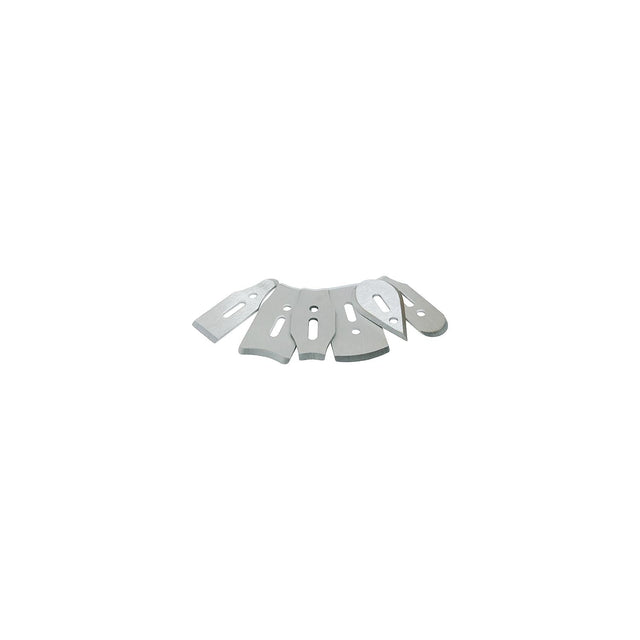 Hyde 10461 Contour Scraper Replacement Blades, 6/pk