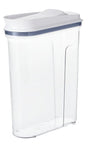 Oxo 11114100 Cereal Dispenser, 4.5 qt Capacity, Plastic/Silicone, Clear, 10.2 in L, 4 in W, 12-1/2 in H