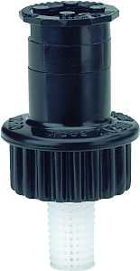 Toro 53114 Spray Sprinkler, Black, Part-Circle, 1/2 in Connection, 5 to 15 ft, 27 deg Nozzle Trajectory, Plastic