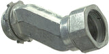 Halex 03907 EMT/Box Offset Connector, 3/4 in Compression, Zinc, Each, Pack of 10