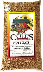 Cole's Hot Meats HM20 Safflower Seed Wild Bird Food, 20 lb, Blended, Seed, Hot Cajun, Bag, Pack of 2