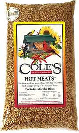 Cole's Hot Meats HM20 Safflower Seed Wild Bird Food, 20 lb, Blended, Seed, Hot Cajun, Bag, Pack of 2