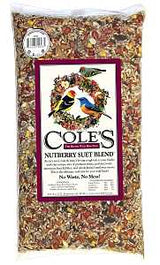 Cole's Nutberry Suet Blend NB05 Sunflower Meats Wild Bird Food, 5 lb, Blended, Seed, Bag