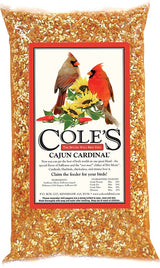 Cole's Cajun Cardinal Blend CB20 Safflower Seed Blended Bird Seed, 20 lb, Bag, Pack of 2