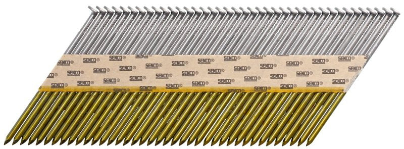 Senco K528APBXNR Paper Tape Nail, 3-1/4 in L, Sencote-Coated, ProHead Head, Smooth Shank