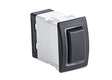 Sierra RK40680B Rocker Switch w/Halo LED Light, (ON) - OFF - (ON), DPDT, Blue