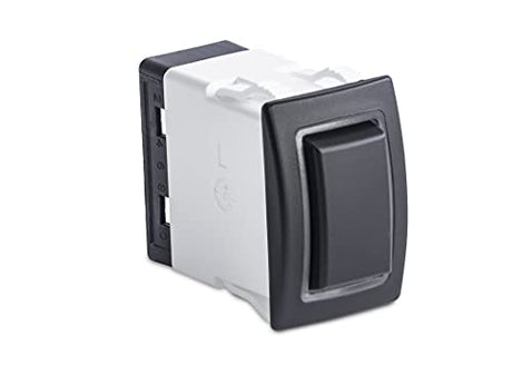 Sierra RK40640G Rocker Switch w/Halo LED Light, ON - OFF - ON, SPST, Geen