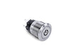 Sierra AV10060R Push-Button Switch, Off/On, Red Halo LED w/On-Off Symbol