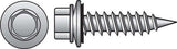 HILLMAN No. 10 X 2-1/2 in. L Hex Hex Head Screws w/Washers 75 pk