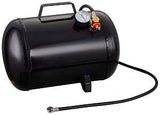 ProSource AT05 Portable Air Tank, 5 gal Tank, 1/4 in Inlet, 5/16 in Outlet, 85 to 125 psi Pressure, Steel, 2 mm