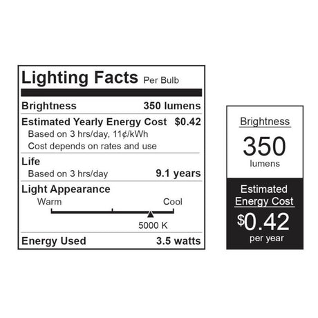 Feit T4 G9 LED Bulb Daylight 35 Watt Equivalence 1 pk