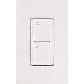 Lutron Caseta 5 amps Single Pole Wireless Smart-Enabled Rocker Switch White 1 pk