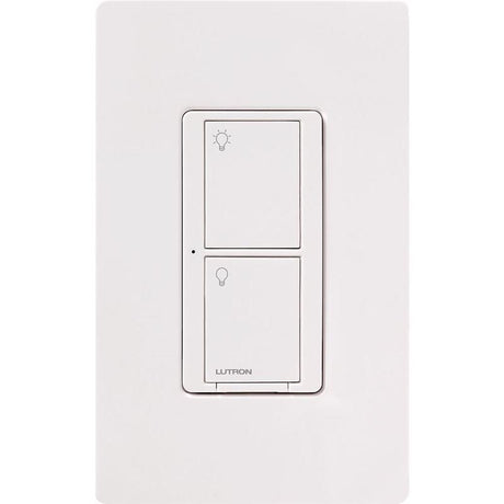 Lutron Caseta 5 amps Single Pole Wireless Smart-Enabled Rocker Switch White 1 pk