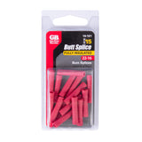 Gardner Bender 22-18 AWG Insulated Butt Splice Red 15 pk