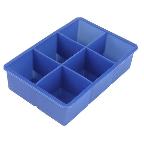 Chef Craft 21967 Ice Cube Tray, 6 Cubes, Silicone, Dishwasher Safe: Yes