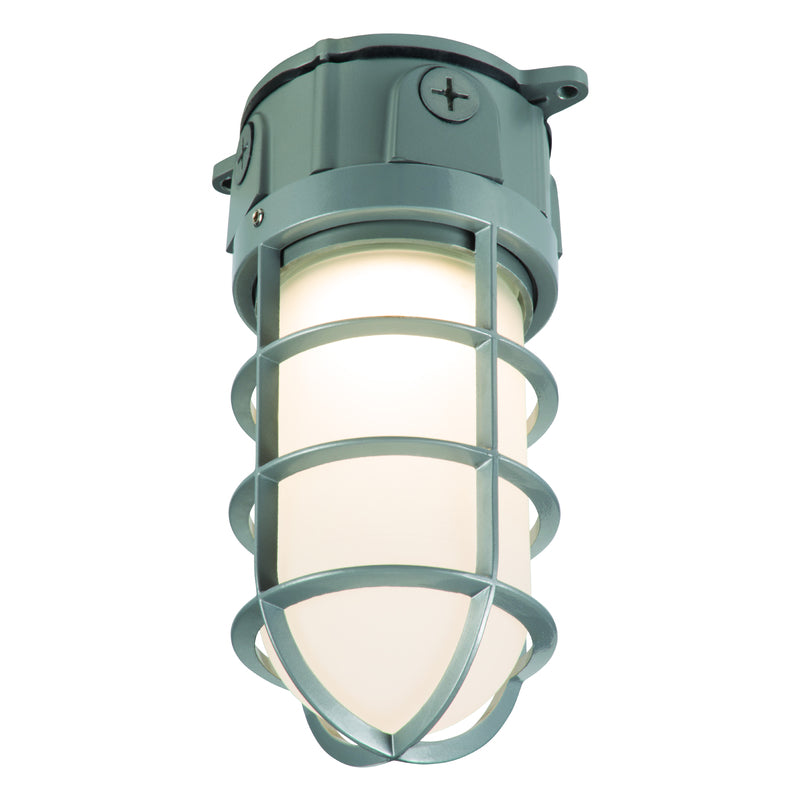 Lumark Vaportight Switch Hardwired LED Gray Area Light