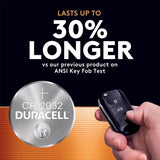 Duracell Lithium Coin 2032 3 V 265 mAh Security and Electronic Battery 6 pk, Pack of 6