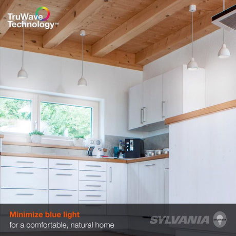 Sylvania TruWave A19 E26 (Medium) LED Bulb Soft White 60 Watt Equivalence 4 pk