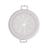 Monster Just Hook It Up White 1 gang Plastic Spring Lock Cable Pass Wall Plate 2 pk
