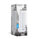 Feit CFL 26 W PL 2.1 in. D X 5.2 in. L Fluorescent Bulb Cool White Tubular 4100 K 1 pk