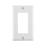 Leviton White 1 gang Thermoset Plastic Wall Plate 1 pk