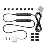 Charg 10 ft. L 7 outlets Power Strip with USB Ports White 1000 J