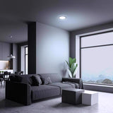 Feit EDGELIT 1.4 in. H X 11 in. W X 11 in. L Matte Black Black LED Flat Panel Light Fixture