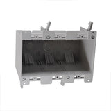 Cantex EZ Box Old Work 55 cu in Rectangle PVC 3 gang Outlet Box Gray