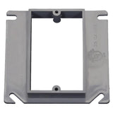 Cantex EZ Box Rectangle PVC 1 gang 4 in. H X 4 in. W Mud Ring