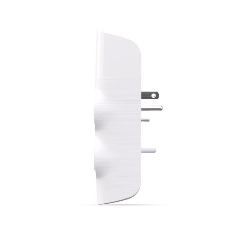 360 Electrical Revolve 0 ft. L 4 outlets Wall Tap Surge Protector White 1080 J
