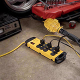 Monster Just Power it Up 15 ft. L 8 outlets Surge Protector w/USB Yellow 1080 J