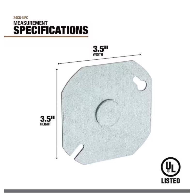 Southwire Octagon Steel Box Cover