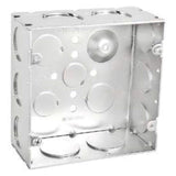 Southwire New Work 42 cu in Square Galvanized Steel Electrical Box Silver
