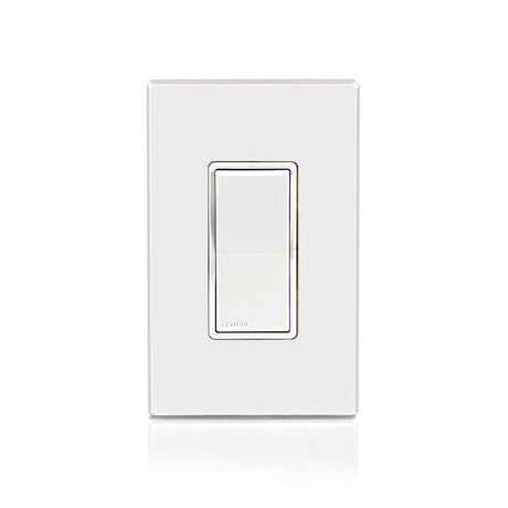 Leviton Single Pole Rocker Switch White 1 pk