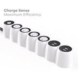 360 Electrical PowerCurve 5 ft. L 4 outlets Power Strip w/Surge Protection White 1080 J