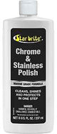 Star brite 082708 Chrome and Stainless Polish, Liquid, 8 oz Bottle