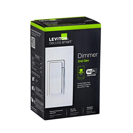 Leviton Decora Smart 15 amps Single Pole Motion Sensor Smart-Enabled Motion Sensing and Dimmer Switc, Pack of 2