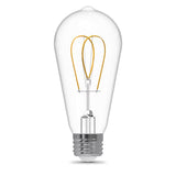 Feit ST19 E26 (Medium) Filament LED Bulb Daylight 60 Watt Equivalence 2 pk