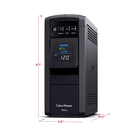 CyberPower 5 ft. L 10 outlets Battery Backup/Surge Protector Black 1150 J