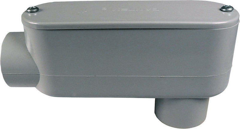 Cantex 2-1/2 in. D PVC Conduit Body For PVC 1 pk