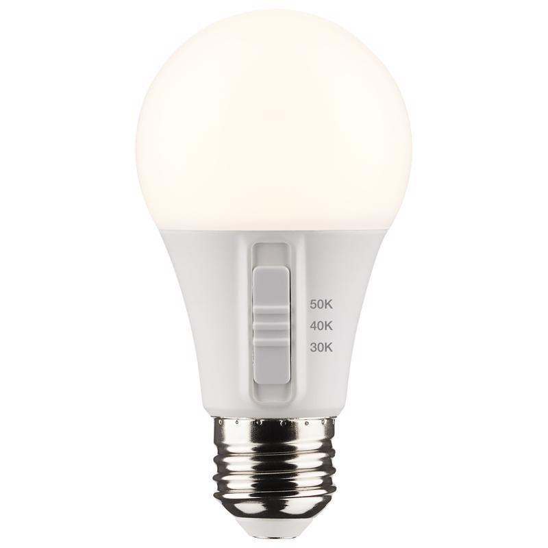 Satco A19 E26 (Medium) LED Bulb Tunable White/Color Changing 40 Watt Equivalence 4 pk